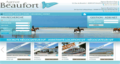 Desktop Screenshot of agencebeaufort.fr